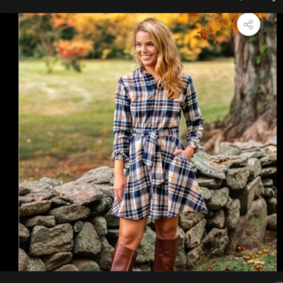 Kiel James Patrick Dresses & Skirts - NWOT Kiel James Patrick flannel dress size XS
